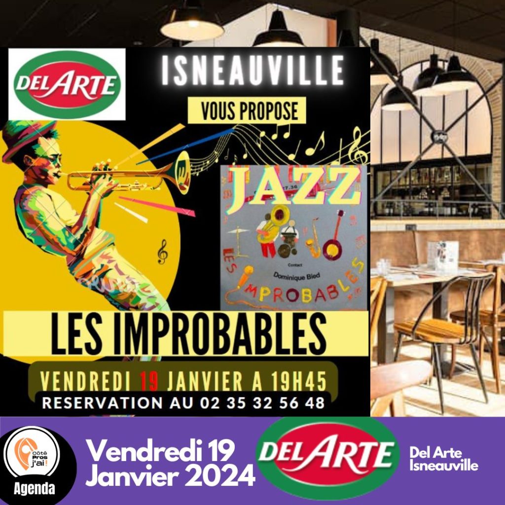 Diner concert janvier chez Del Arte Isneauville