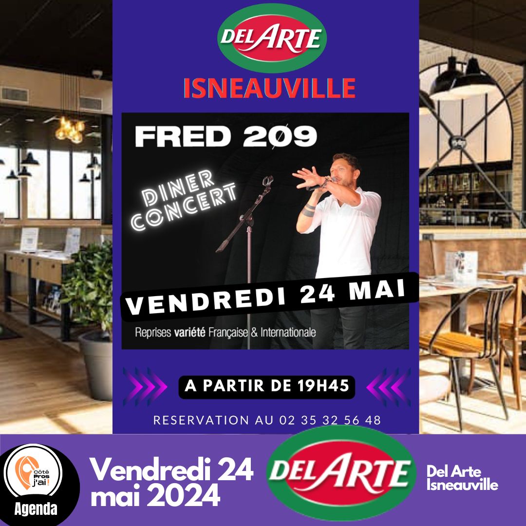 Diner concert MAI chez Del Arte Isneauville