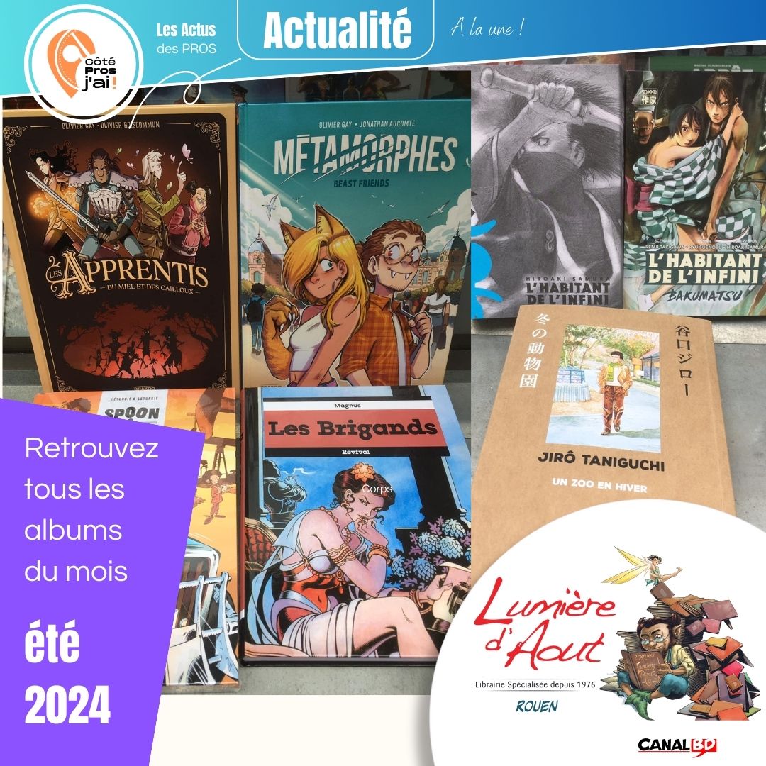 librairie Lumière d'Aout BD ETE