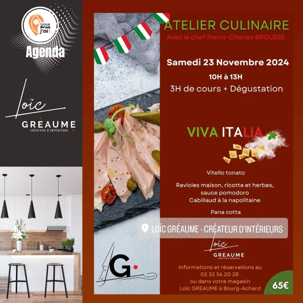 ATELIER CUISINE novembre