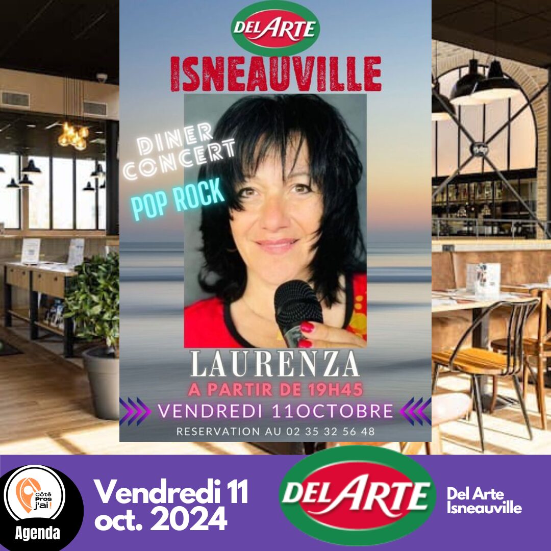 Diner concert octobre chez Del Arte Isneauville