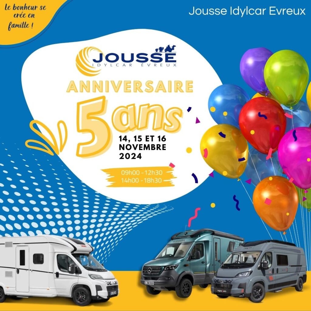 ANNIVERSAIRE ANS DE JOUSSE IDYLCAR EVREUX du au nov.