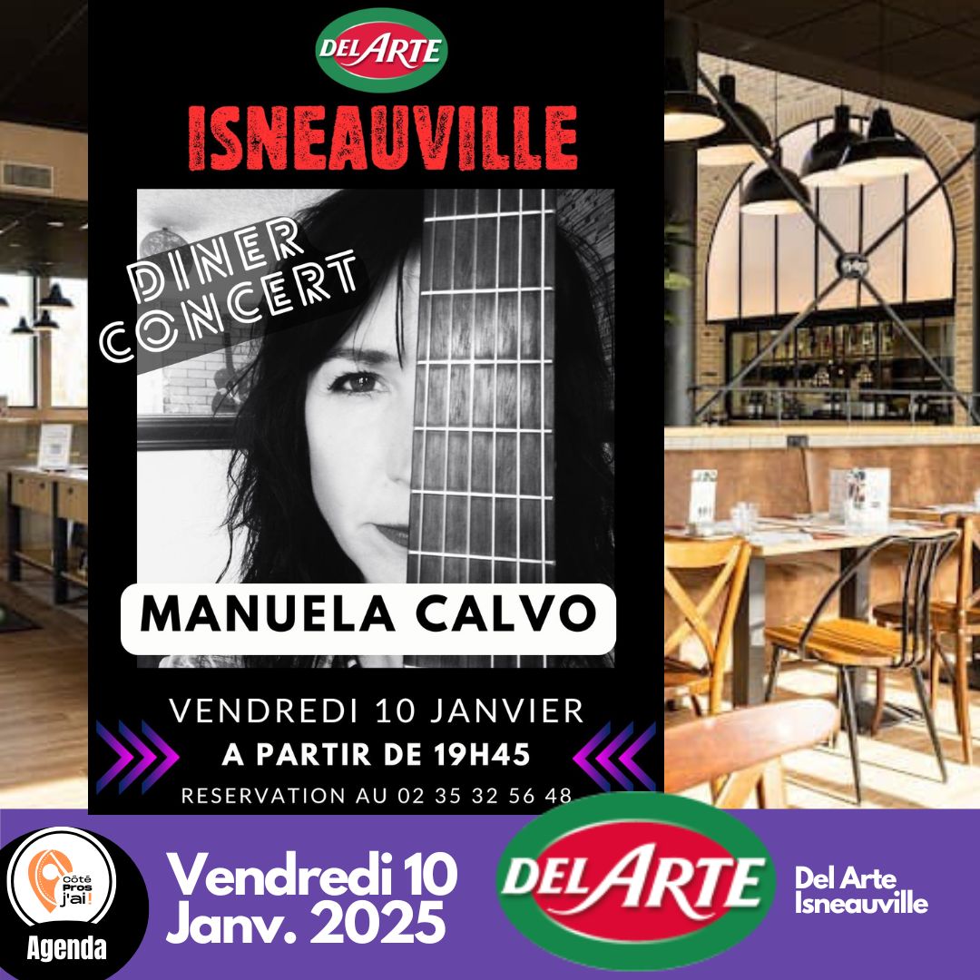 janvier Diner concert chez Del Arte Isneauville